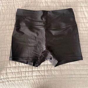 Athleta Black High-Waisted Athletic Shorts